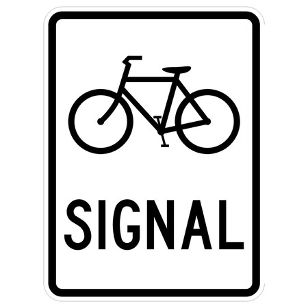 Sign Solutions Usa Traffic Sign, 18 in Width, Aluminum Sign, Vertical Rectangle DUS10DWT1824R10-10B