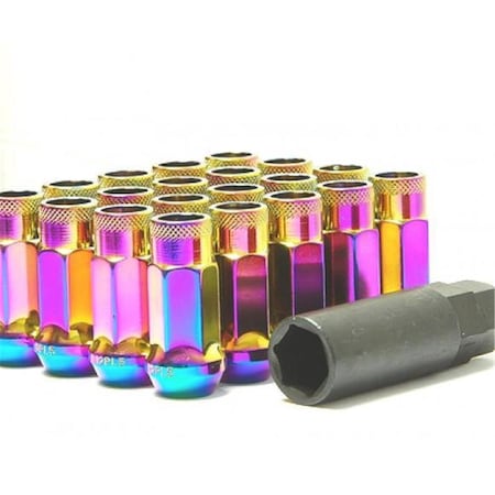 Superjock 12 x 1.50 48 mm Blue Muteki SR48 Open End Lug Nuts SU3854423