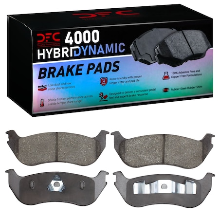 Dynamic Friction Co DFC 4000 HybriDynamic Brake Pads 4000-0881-00