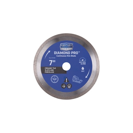 Century Drill & Tool Diamond Pro Saw Continuous Rim Blade 75458