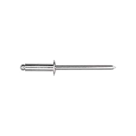 Auveco Aluminum Rivet 5/32in Diameter 1/4 3/8 Grip, 100PK 18730