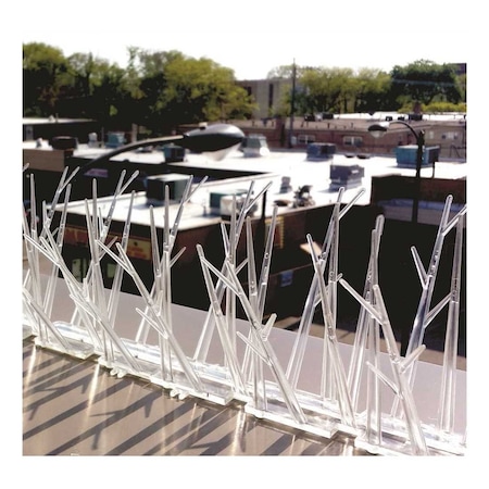 Bird-X 25 ft. Original Plastic Bird Spikes Coverage Pigeon Bird Repellent SP-25