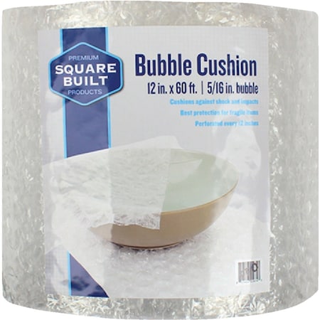 Square Built 12'' x 60 Ft. x 5/16'' Thick Bubble Cushion Wrap SBA5161260B