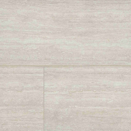 Ackland Rosano Lucera 24 in. x 48 in. Matte Textured Ribbed Porcelain Travertine Look Wall Tile, 64PK AKNPTROSLUCERD24X48M-PL