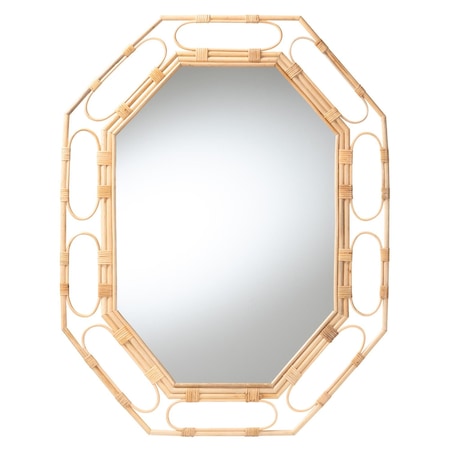 Bali & Pari Remedy Natural Rattan Mirror 262-14406-ZORO