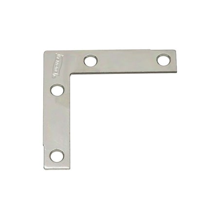 National Hardware V117 Series Corner Brace, 2-1/2 in L, 1/2 in W, 2-1/2 in H, Steel, Zinc, 4PK N113-928
