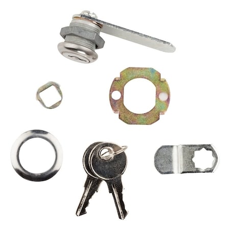 National Hardware V825 Series Utility Lock, Keyed Lock, Y13 Yale, B1 Cole Keyway, Steel/Zinc, Chrome N183-756