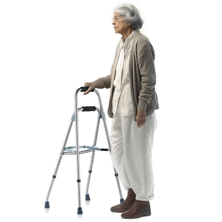 Vevor Folding Hemi Walker One Arm Mobility Walker for Senior & Adjustable Height FBL860517