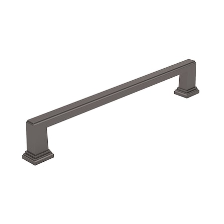 Richelieu Mirabel Collection 7 9/16-inch 192 mm Antique Nickel Transitional Rectangular Cabinet Pull BP795192143