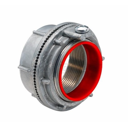 Topaz Rigid Watertight Hub with Bonding Screw, Aluminum, 1-1/4" 204BAL