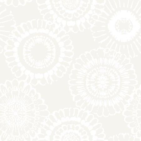 Chesapeake Sonnet Platinum Floral Wallpaper 4060-138910