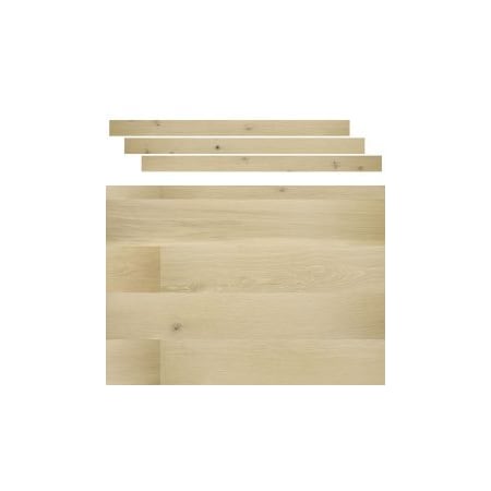 Ackland 0.76in. x 78in. x 2.15in. Daxton Waterproof Wood Flooring Trim Overlapping Stair Nose Molding AKVTWDAXT-OSN
