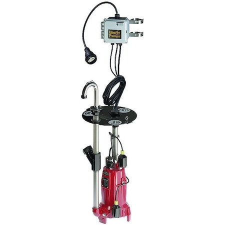 Liberty Pumps GrinderPumpSystem, 10ft, 2hp, 208/230VAC LSGX202-RE