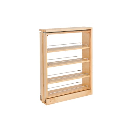 Rev-A-Shelf Maple Wood; Steel, Natural Maple, 6 in W, 30 in H, 23 in D 432-BFBBSC-6C