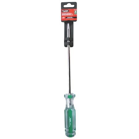 Task Tools Screwdriver Hardgrip 1-Rob 8in T50443C