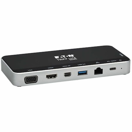 Eaton Tripp Lite Series USB Dock, Triple Display - 4K HDMI & mDP, VGA, USB 3.x 5Gbps, USB-A/C Hub, U442-DOCK16-B