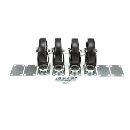 Duke Caster Kit, Back Counters, Subway, 4PK SUB-RUF-CA-KIT