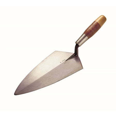 Kraft Tool Kraft Tool 12" Philadelphia Brick Trowel w/Leather Handle RO310-12