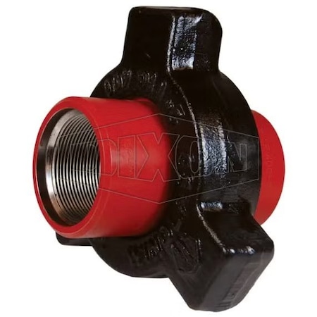 Dixon 400 Hammer Union, 4 in Nominal, Thread End Style, Forged Steel HU400400