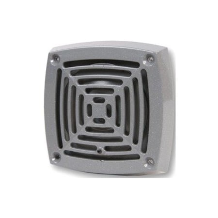 Edwards Signaling Vibrating Horn, Horn, Continuous, 24V AC, 103 dB, Heavy Duty Die Cast, Gray, Surface Mount 870P-G5