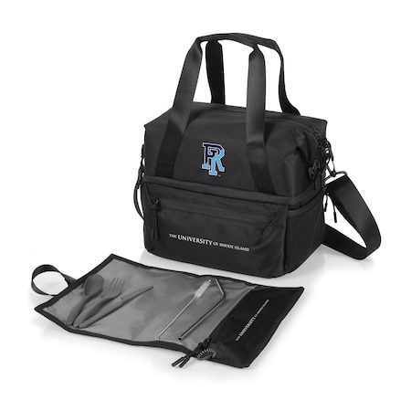 Picnic Time Family Of Brands NCAA Rhode Island Rams Tarana Lunch Bag Cooler with Utensils made from Recycled Material 515-01-179-934-0