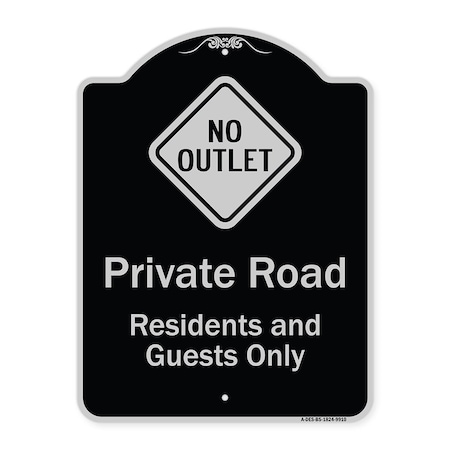 Signmission Black & Silver, 18 Inch x 24 Inch, Heavy Gauge Aluminum A-DES-BS-1824-9910