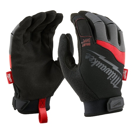 Milwaukee Tool Performance Performance Work Gloves - Medium, Synthetic Leather Palm, Polyester Back, M (8) 48-22-8721