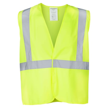 Ironwear Hi-Vis Safety Vest M Class 2 , Hook & Loop 0 Pockets 1286-L-MD
