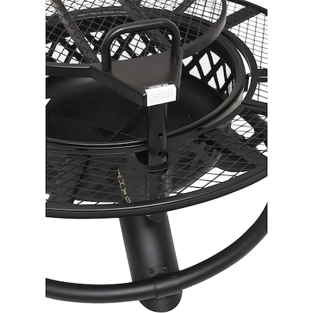 Big Horn 47'' Camp Black Round Steel Fire Pit SRFP96