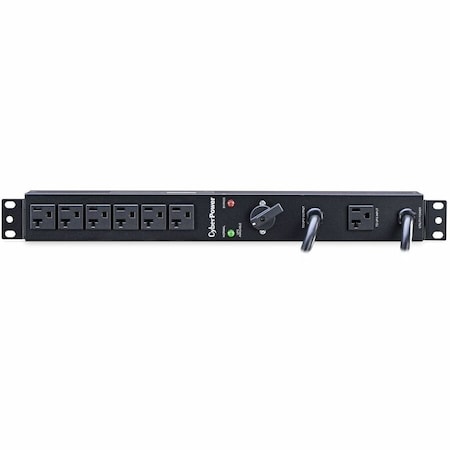 Cyberpower PDU, Bypass, Rack Mounted, 5-20R, 5-20P, 6 ft., Black MBP20A6