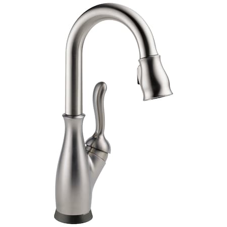 Delta Leland Single Handle Pull-Down Bar / Prep Faucet with Touch2O Technology 9678T-SP-DST