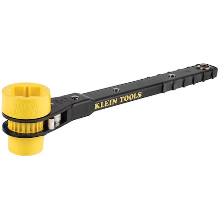 Klein Tools 4-in-1 Lineman's Ratcheting Wrench KT151T