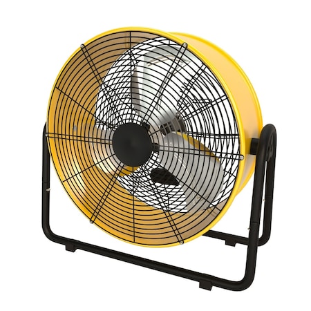 Edendirect 20 inches Heavy Duty Metal Industrial Drum Fan, 3 Speed Fan for Warehouse, Workshop ZR-HIFANXDRUM20