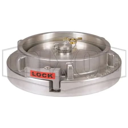 Dixon The Right Connection Fire Hose Cap with Air bleeder/Petcock, 5 in Nominal, Storz End Style, Forged A SC500ABS