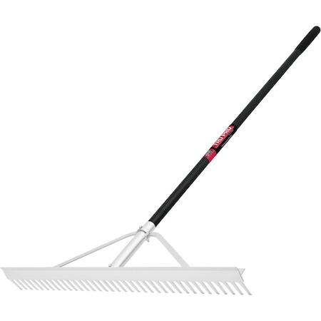 Truper Tru Pro 36'' Aluminum Landscape Rake, 30-Tine RALU-36