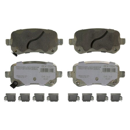 Wagner Brake OEX Rear Disc Brake Pad Set Premium Ceramic, OEX1326