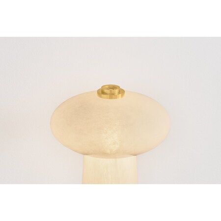 Hudson Valley Lighting Fords Integrated LED Rechargeable Table Lamp in Aged Brass L3024-AGB