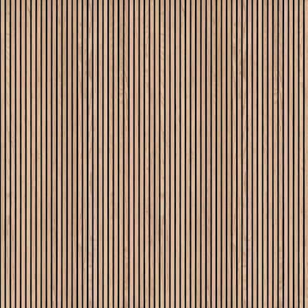 Msi 9.5 x 120 3D Natural Fluted Wood Slat Acoustic Sound Absorbing Wall Paneling, 4PK ZOR-MD-0642