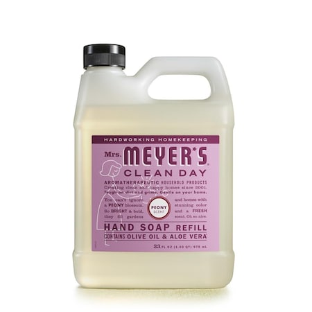 Mrs. Meyers Clean Day 33 oz Clean Day Organic Peony Scent Hand Soap Refill MR8613