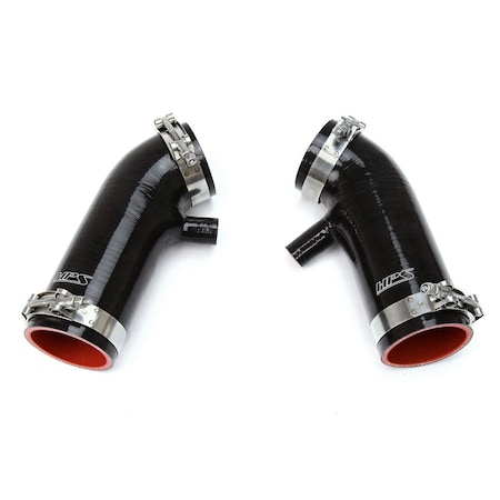 Hps Performance High Temp Reinforced Silicone Air Intake Hose Kit, Black,  87-68426-BLK