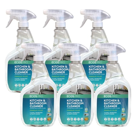 Ecos Pro Kitchen and Bathroom Cleaner, Gray, 32 oz PL9746/6