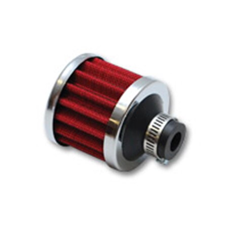 Superjock 0.62 in. Inlet Crankcase Breather Filter with Chrome Cap SU1485116