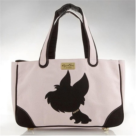 Jcla I Love New Yorkie Canvas Tote- White Yk-W-C