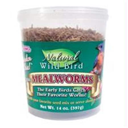 F.M. Browns Wildbird - Natural Wild Bird Food Dried Mealworms 14 Ounce - 44843 118499