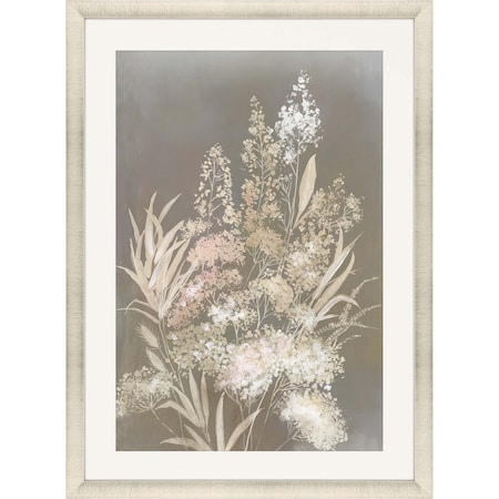 Homeroots Delicate Bunch I Gold Framed Print Wall Art 525723