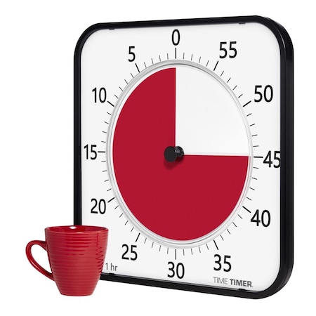 Time Timer 17 x 17 in. Max Timer, Black 2013818