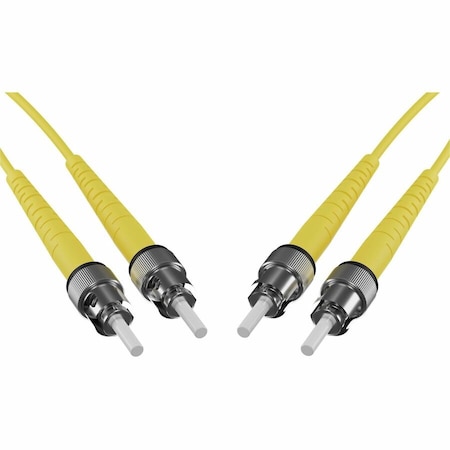 Unc Group Fiber Optic Patch Cable, St-St, 9 125 Singlemode Duplex, Yellow, 5M FJ9STST-05M