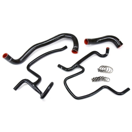 Hps Performance High Temp Reinforced Silicone Radiator and Heater Coolant Hose Kit, Black, 57-1616-BLK