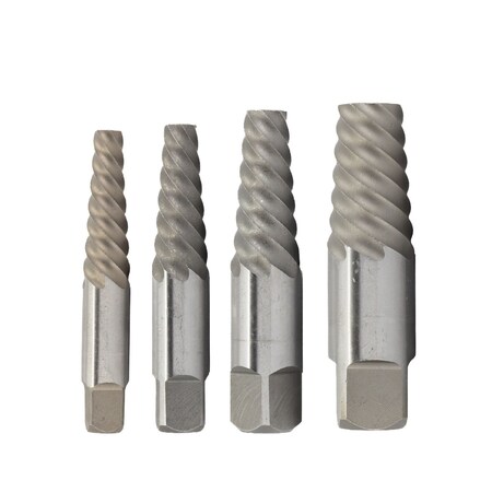 Drill America No 6-9 Carbon Steel Spiral Flute Screw Extractor Set DEWEZS6-9