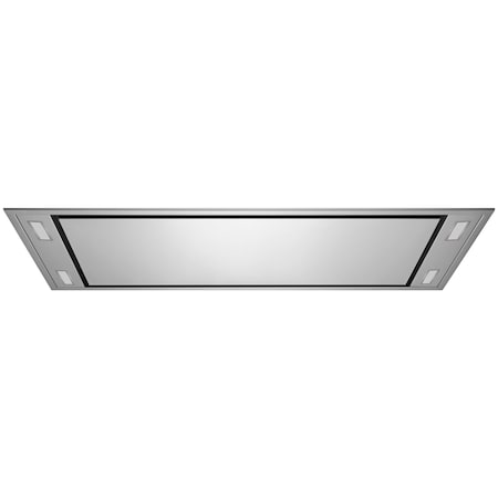 Victory 42-Inch 900 CFM Flush Ceiling Mount Range Hood, Dimmable LED Lights, Wall-Switch Controls Horizon